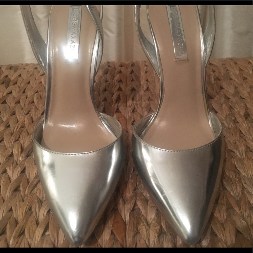 BCBGMaxAzria - KODA Slingback Pump (Silver) - Picture 4 of 7